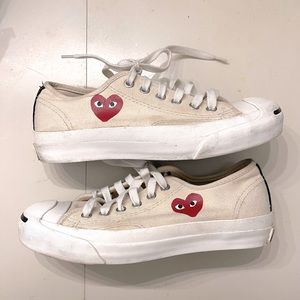 Used Comme des Garçons PLAY x Converse Jack Purcell size 6.5